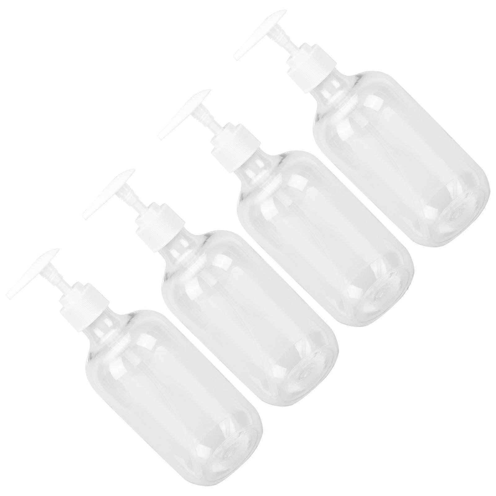 Sub Bottle Pressing Bottle for Storage 4Pcs Plastic Pump Container