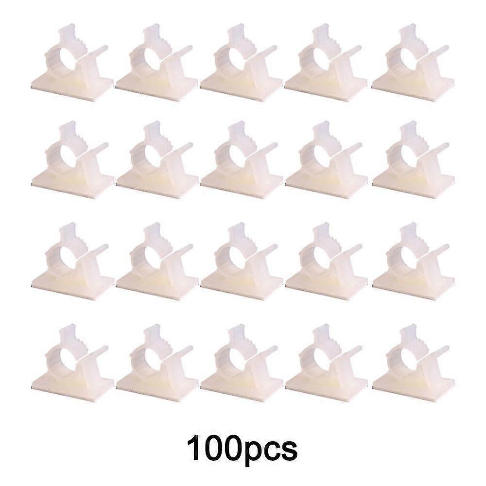 100pcs Nylon Wire Adjustable Cable Clips Adhesive Cable