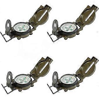 Handheld Waterproof Multifunction Compass For Mountaineering, Camping - Green