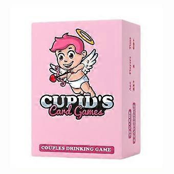 Cupids Kartenspiel für Paare – Trinkspiel mit 46 Karteikarten – Romantisches Date-Night-Party-Set – Eisbrecher – Lustiges Geschenk für Paare – Anfänger