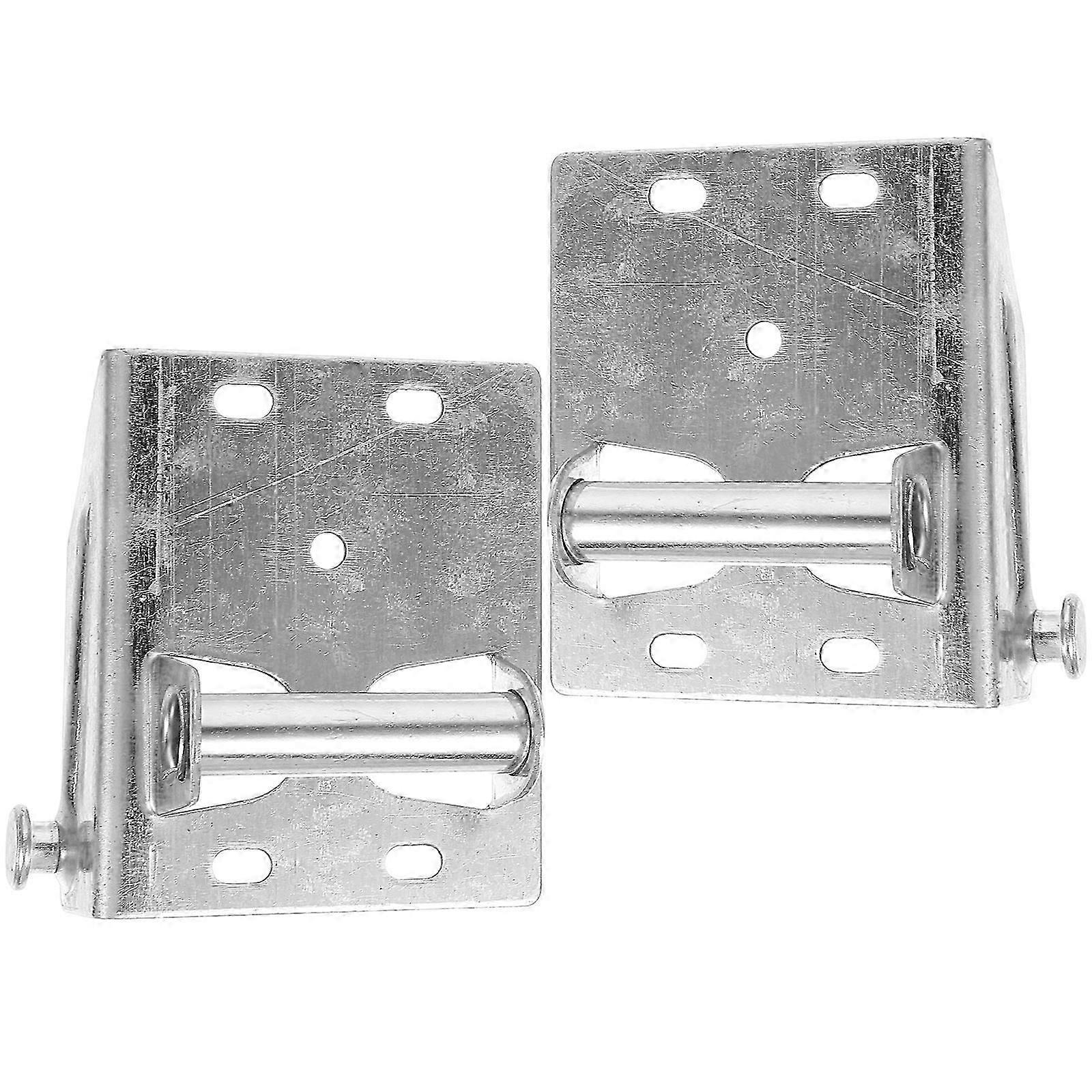 Silver Iron Garage Door Lifting Bracket Hinge 1 Pair