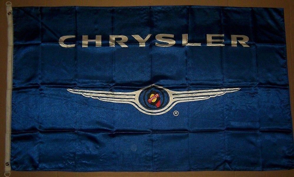 NY BLÅ DODGE CHRYSLER BILFLAGG CX0389