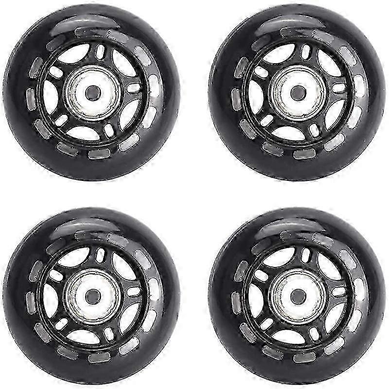 Inline Skate Wheels 70mm with Bearings 4 Pack for Skating