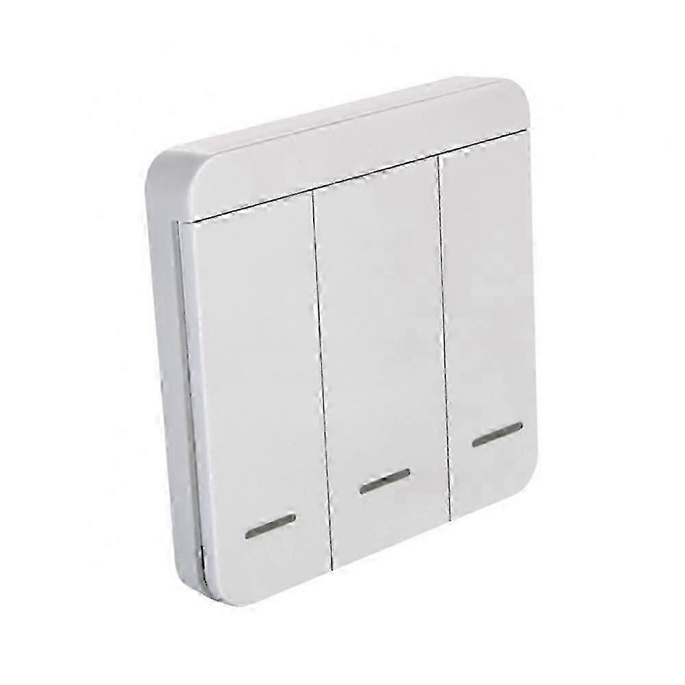 Wireless Smart Switch Light 433Mhz RF 86 Wall Panel Switch with Remote Control Mini Relay Receiver