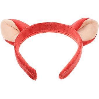 Tiara com orelhas de raposa para decoração. Leve e confortável. 1 peça.