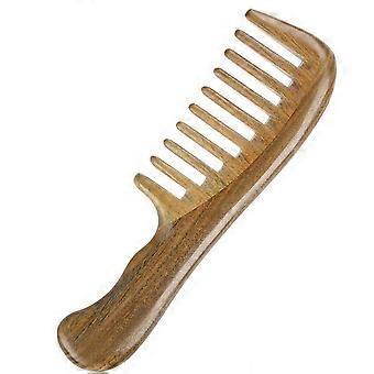 Hair Comb Natural Sandalwood Combs Set for Women 6Pcs Wide Tooth Fine Tooth