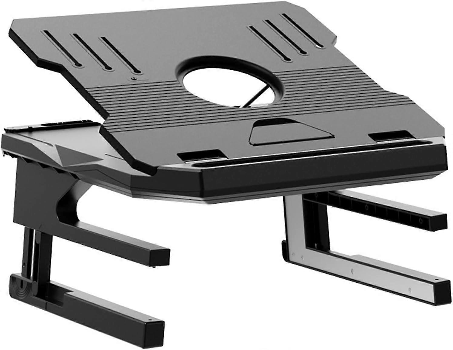 Laptop Stand Foldable Laptops Riser with Rotating Base 3 Height Adjustable
