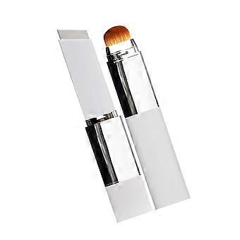 Face Makeup Brush Stick, Compact Cosmetic Tool With Built-In Flat Brush for Makeup Application, Daily Routine Use, and Makeup Refreshes Multicolor