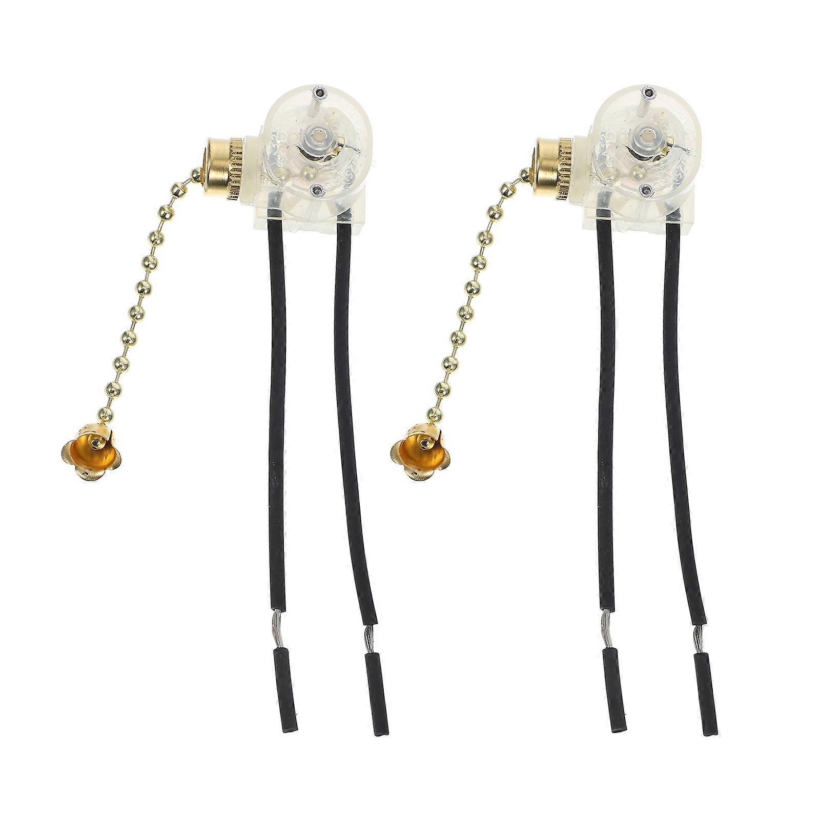 Pull Chain Light Switch Lamp Accessory for Home Use 4Pcs