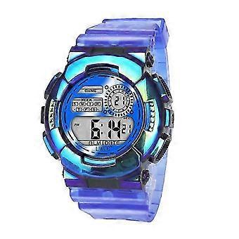 Relógio digital LED feminino 2022, à prova d'água, casual, esportivo, transparente, relógio de pulso feminino, Reloj Mujer 26-27