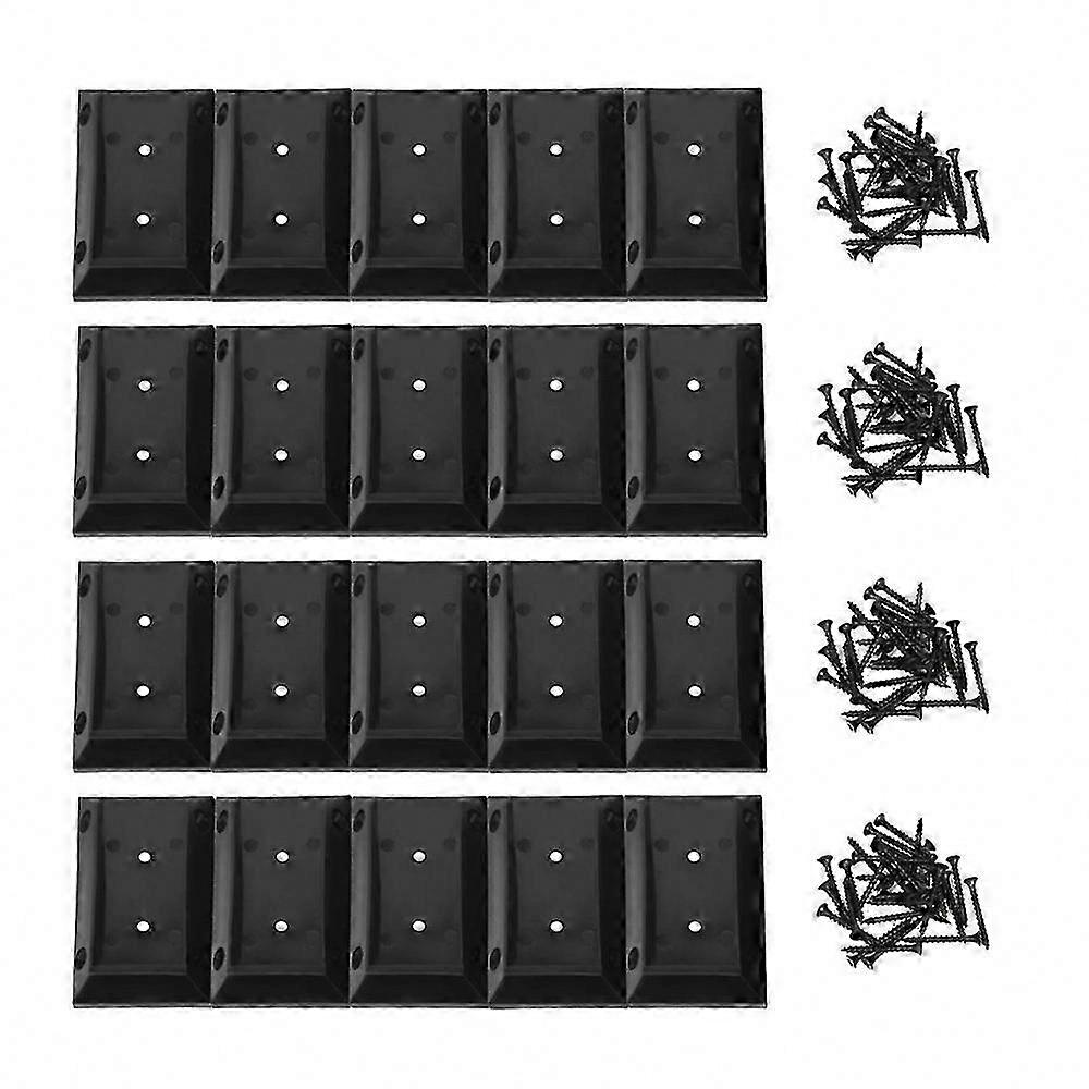 For Wood Post Deck Railings: 20 Pcs Railing Brackets Connectors