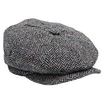 Lf Irish Tweed Newsboy Cap ZH280 Charcoal