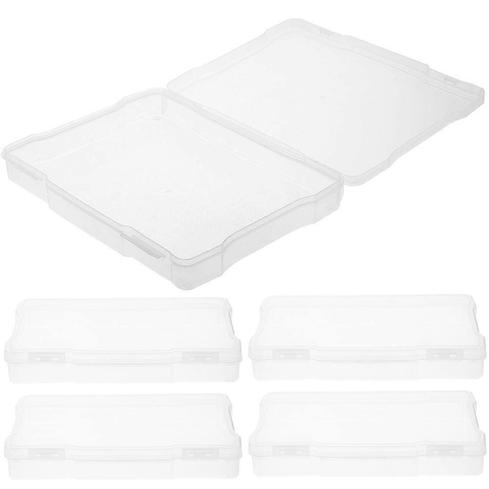 Transparent Photo Storage Boxes 5Pcs for Organizing Small Items