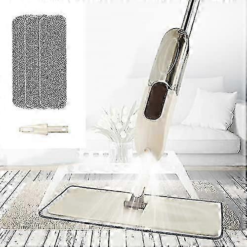 Microfiber mop with 3 cleaning mops Compatible with flat floors -