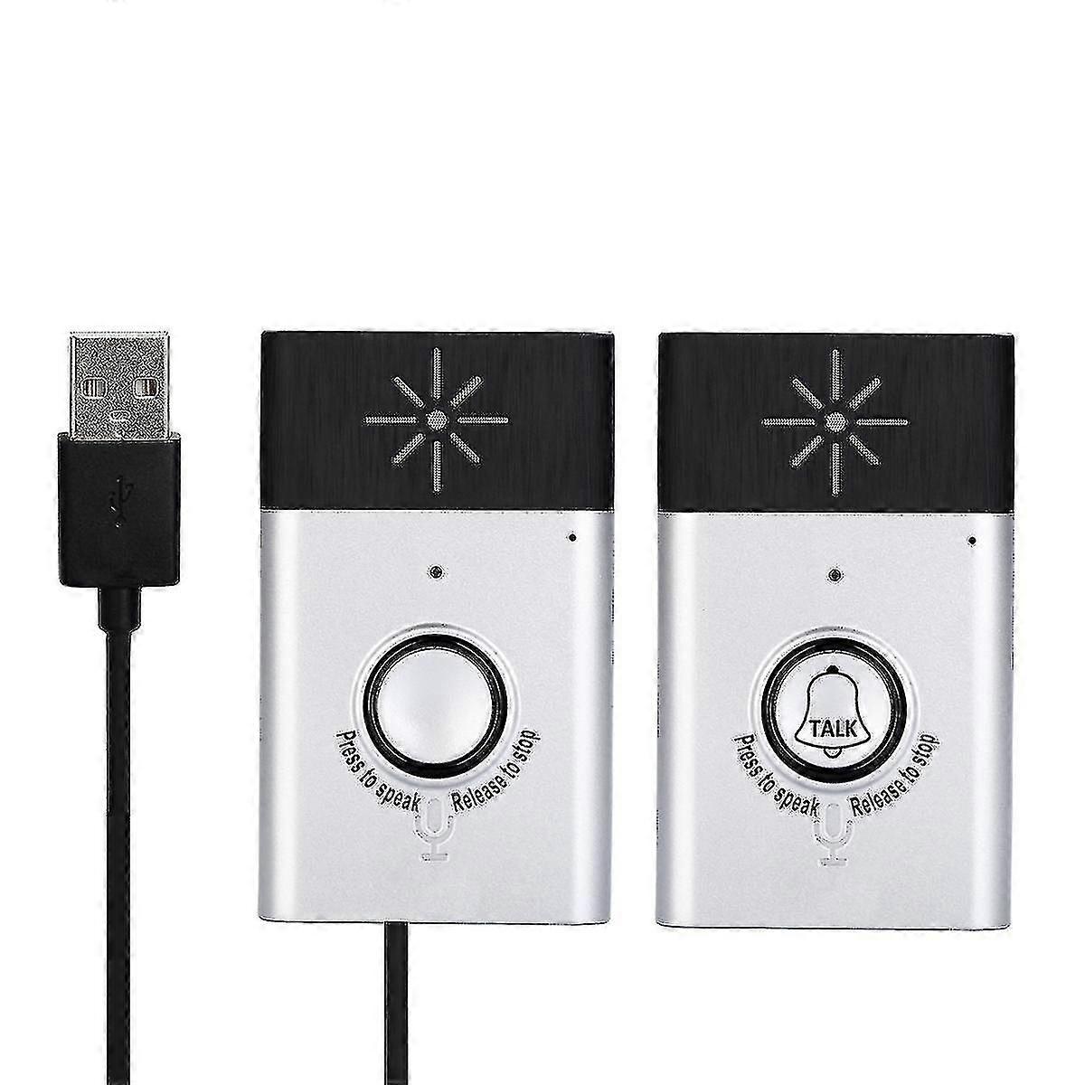Wireless Intercom Doorbell Home Voice Intercom Doorbell Support Two-way Intercom Penetration