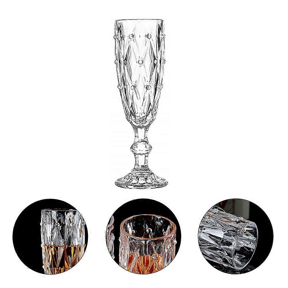 Glass Retro Beverage Cup for Drinking Use