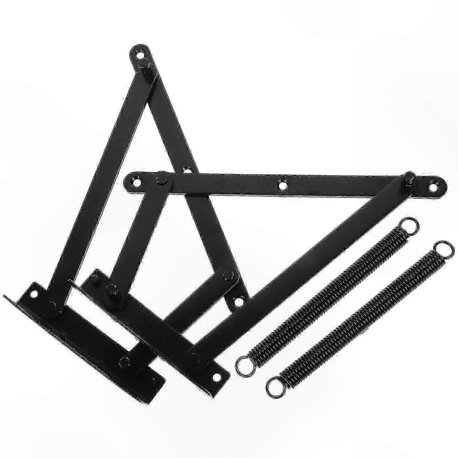 Foldable Sofa Bed Hinge with Triangular Lifting Bracket compatible with Furniture, 1 Set