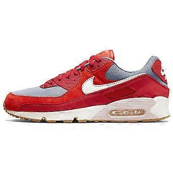 Nike Air Max 90 Premium Gym Red Smoke Grey Gum DH4621-600