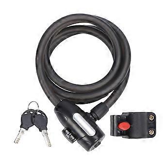 Candado de cable de acero en espiral de 1,5 metros (4,9 pies)