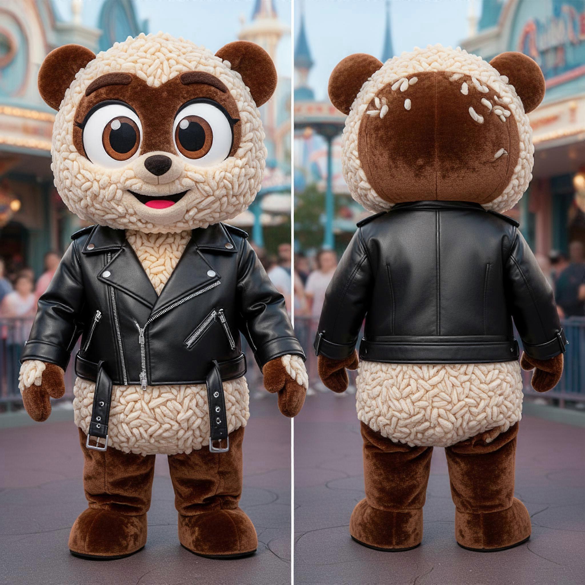 MASTICOT Beige Padded Fried Rice Mascot