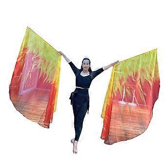 Portables Flags Flame Gradients Polyester Banners Outdoor Exercise Multicolor