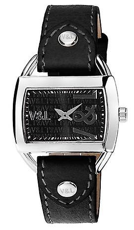 V & l Early Early Women's Watch Analog Quartz with Cowhide Bracelet VL024601