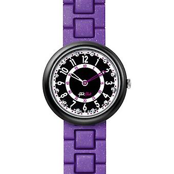 Flik flak watch single porpora Quartz Analog Child Watch with FCN022 Plastic Bracelet