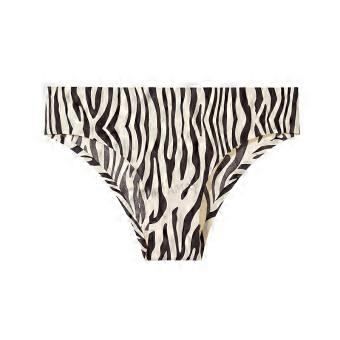 European and American low-rise sexy leopard print animal print seamless sticker underwear women's breathable fitness women's briefs
