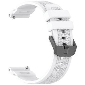 Hvit silikon sportklokkerem til Garmin Venu X1