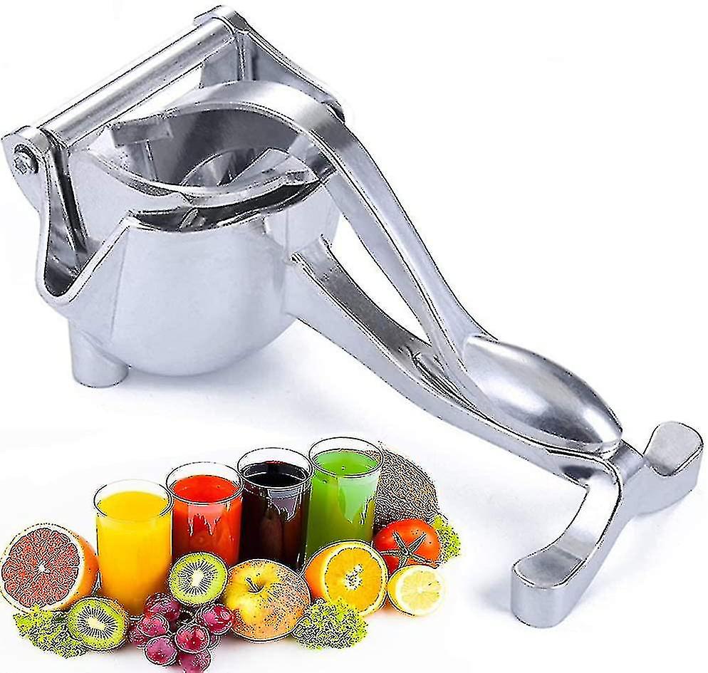 Citron squeezer, nyligt rustfrit stål Manuel Frugt Juicer Heavy Duty Alloy Lemon