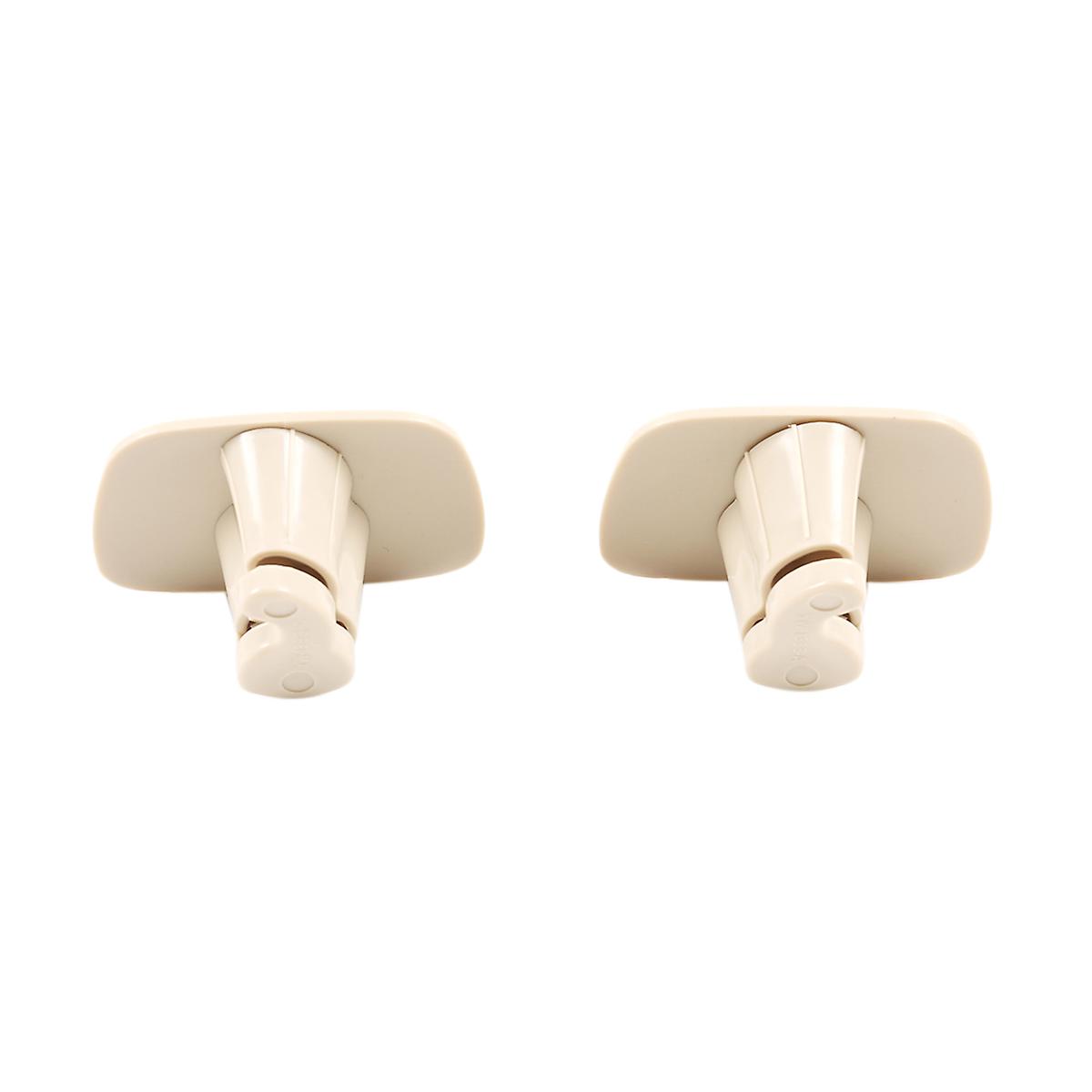 2Pcs Car Beige ABS Interior Roof Hooks Clothes Hanger for V90 S90 XC40 XC60 XC90 2015-2020