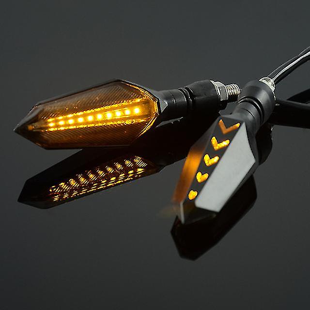 Universal Motorcycle Turn Signals Light 12v Turn Signals Motorcycle Flasher Built Relay 12led Waterproof Turn Signal Lamp