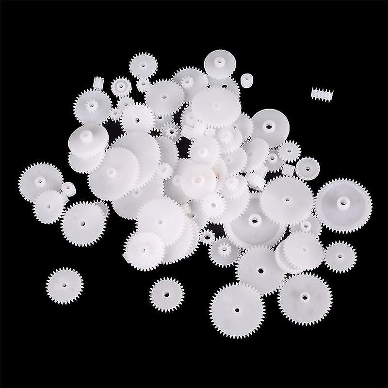 Kit De 58 Engrenages Plastique Module 0.5 - Roues Dentées Pour Robots Et Projets DIY