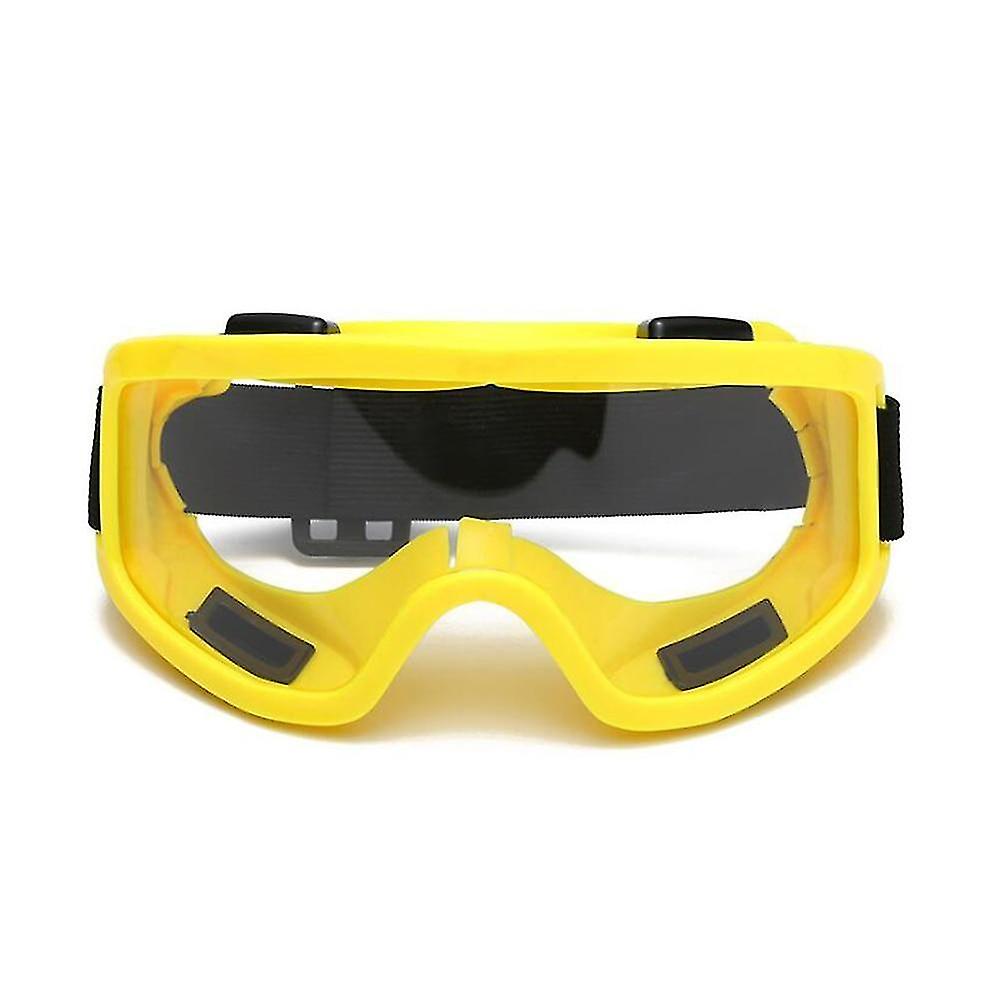 Yellow Windproof Anti Shock Tactical Safety Goggles