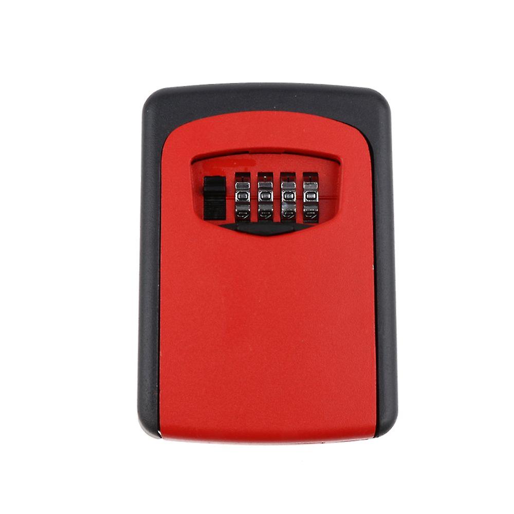 Digit Key Lock Box Red Wall Combination Lock