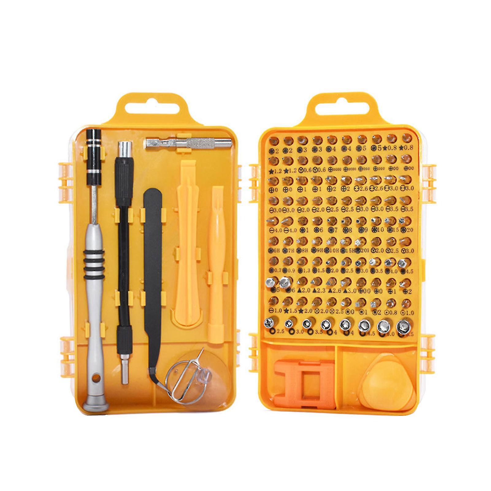 110 i 1 skruvmejselsats Magnetisk miniskruvmejsel med hög precision för underhåll av utrustning