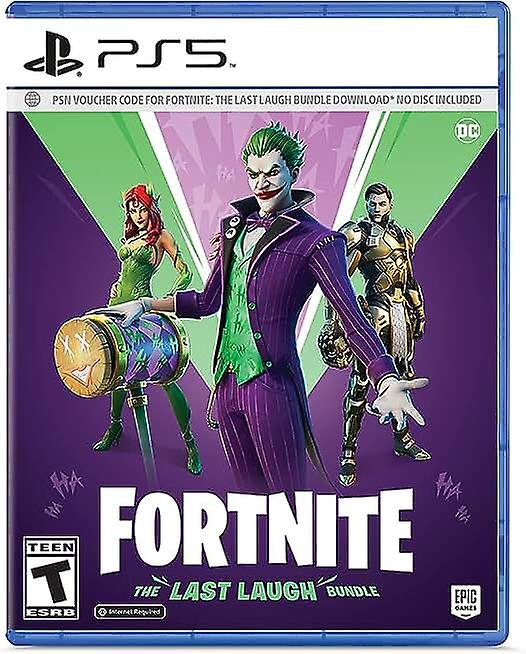 Fortnite The Last Laugh Bundle - PlayStation 5 [Code in Box] CD not included - PAL - New & Sealed