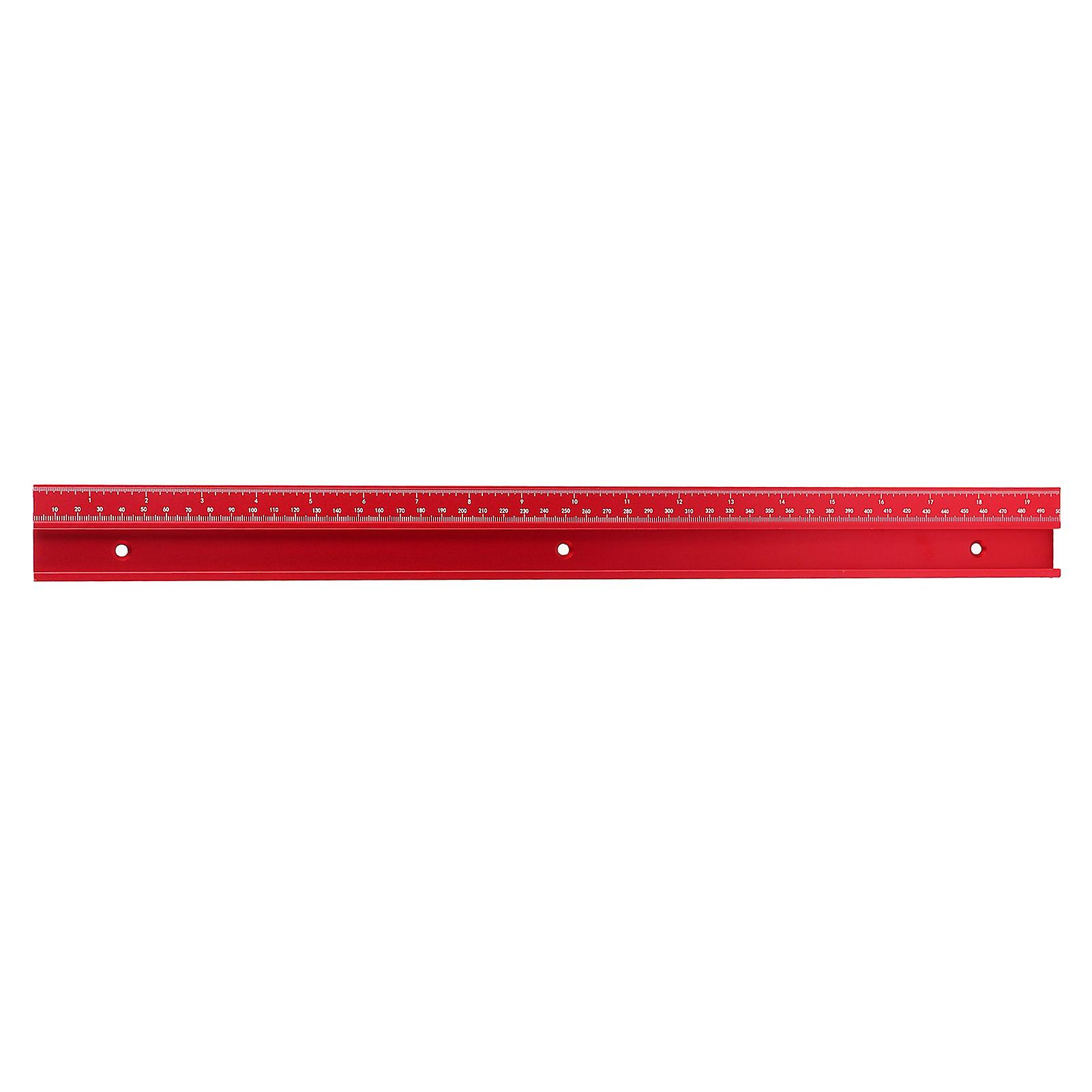 45 Type Woodworking Chute Aluminum Alloy Guide Rail Push Handle Table Saw Fixture Slot Parts500mm