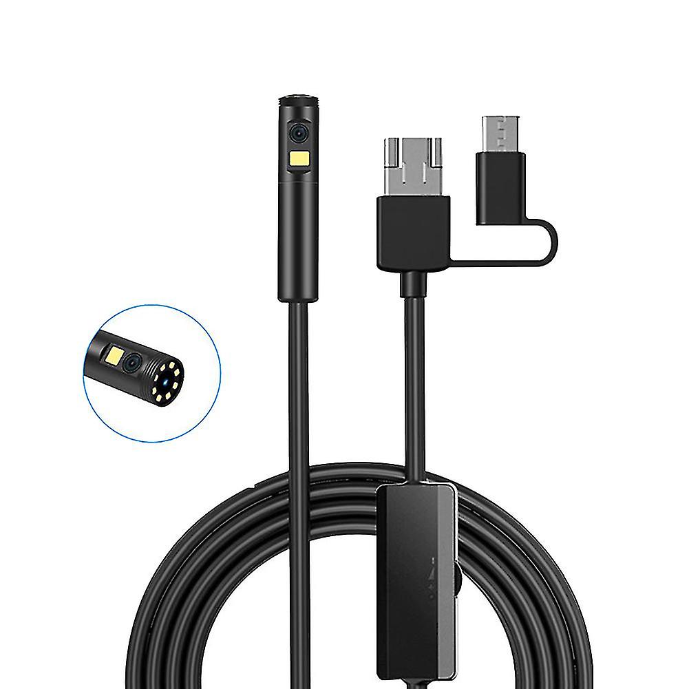 HD 1080p Dual-Scope-Kamera 9 Soft Wire USB Typ-C PC IP68 Pipeline Inspect B