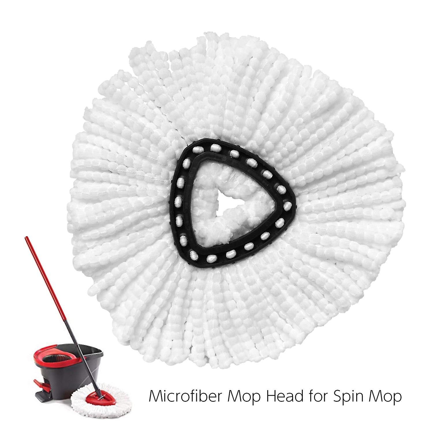 Microfiber Mop Head for Spin Mop Replacement for O-Cedar/ Vileda Mop Head 360 Degree Easy Cleaning M