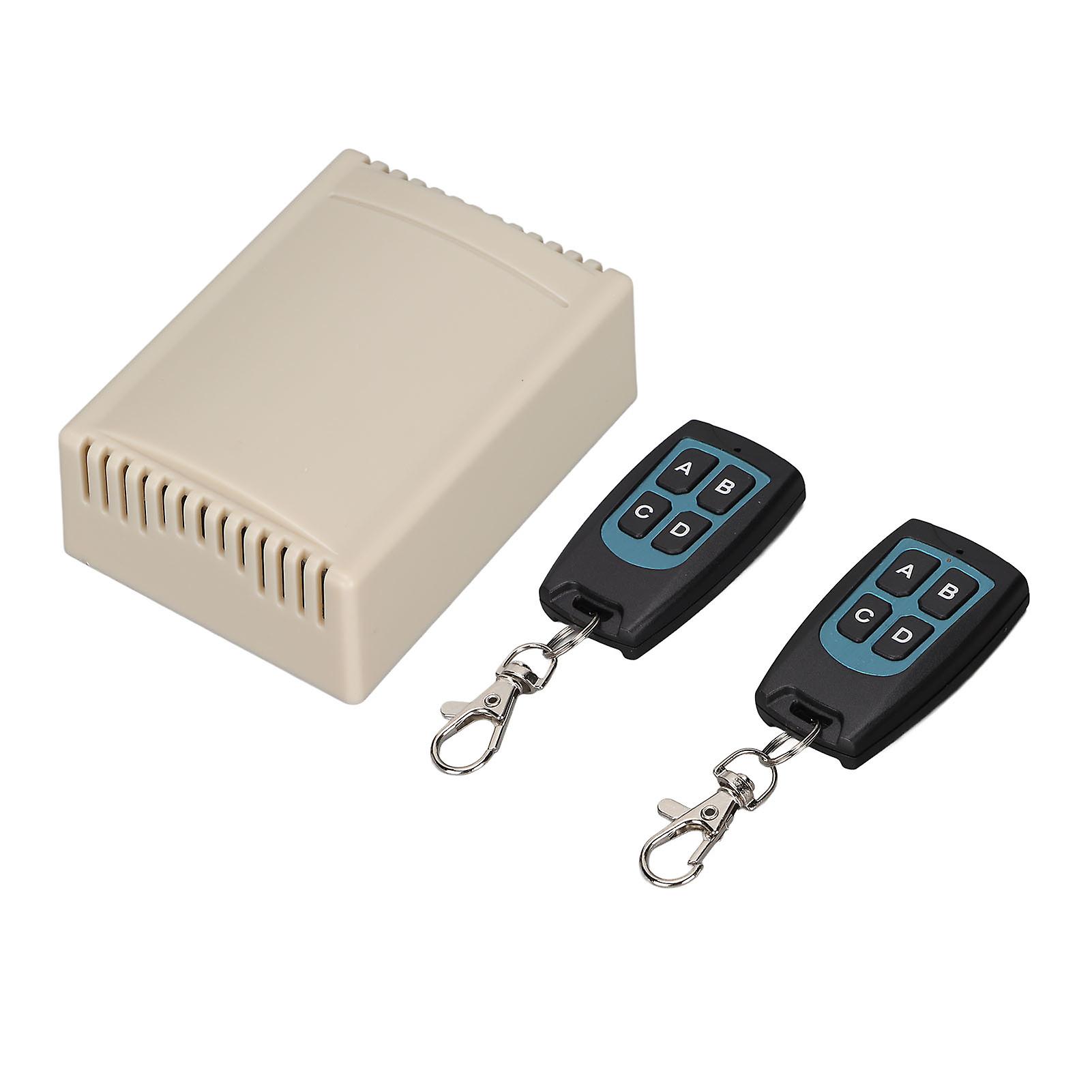 Single-Channel Learning Remote with 4 Keys for 433MHz Wireless Relay