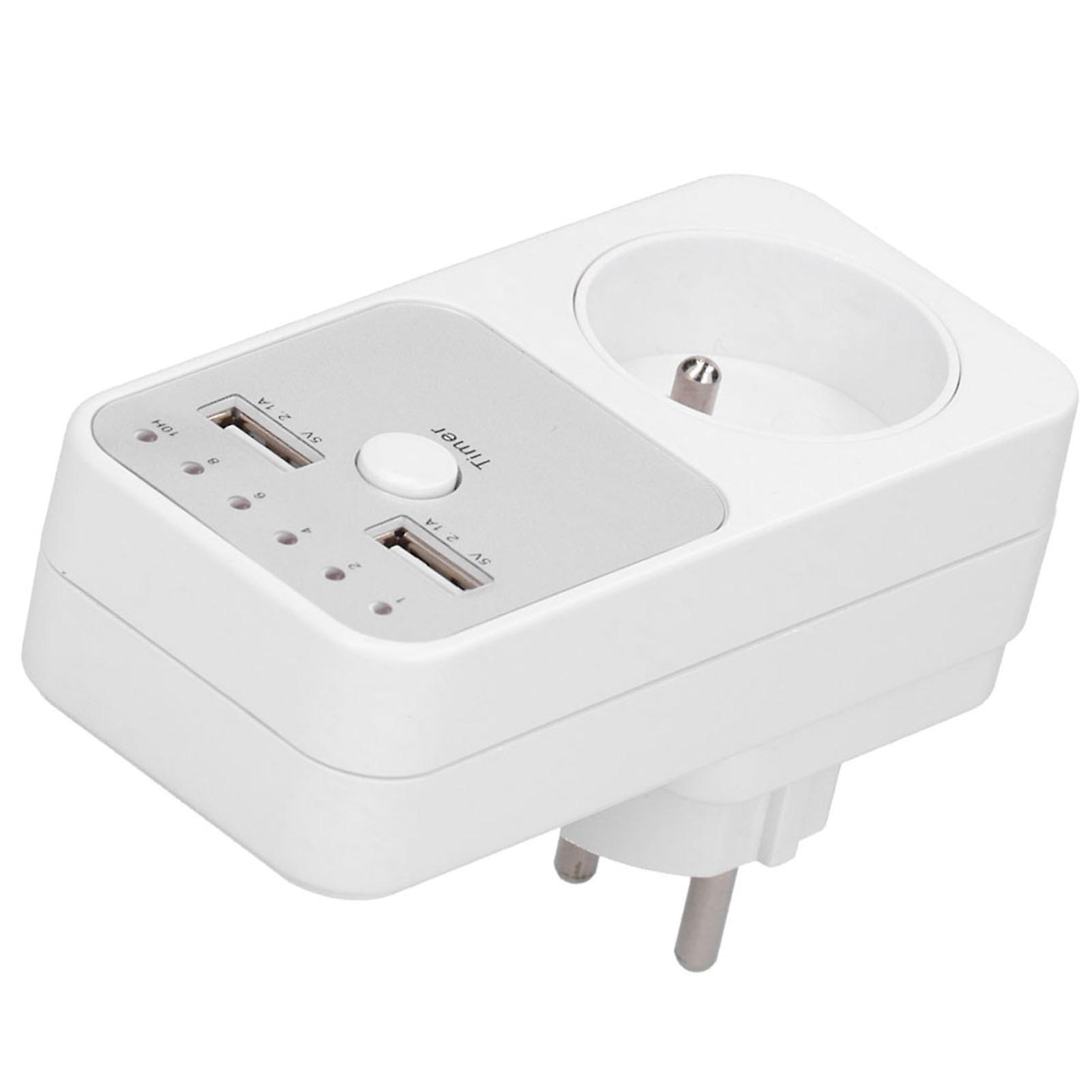 180~260V USB Smart Digital Countdown Timer Socket for Computer Phone Charger