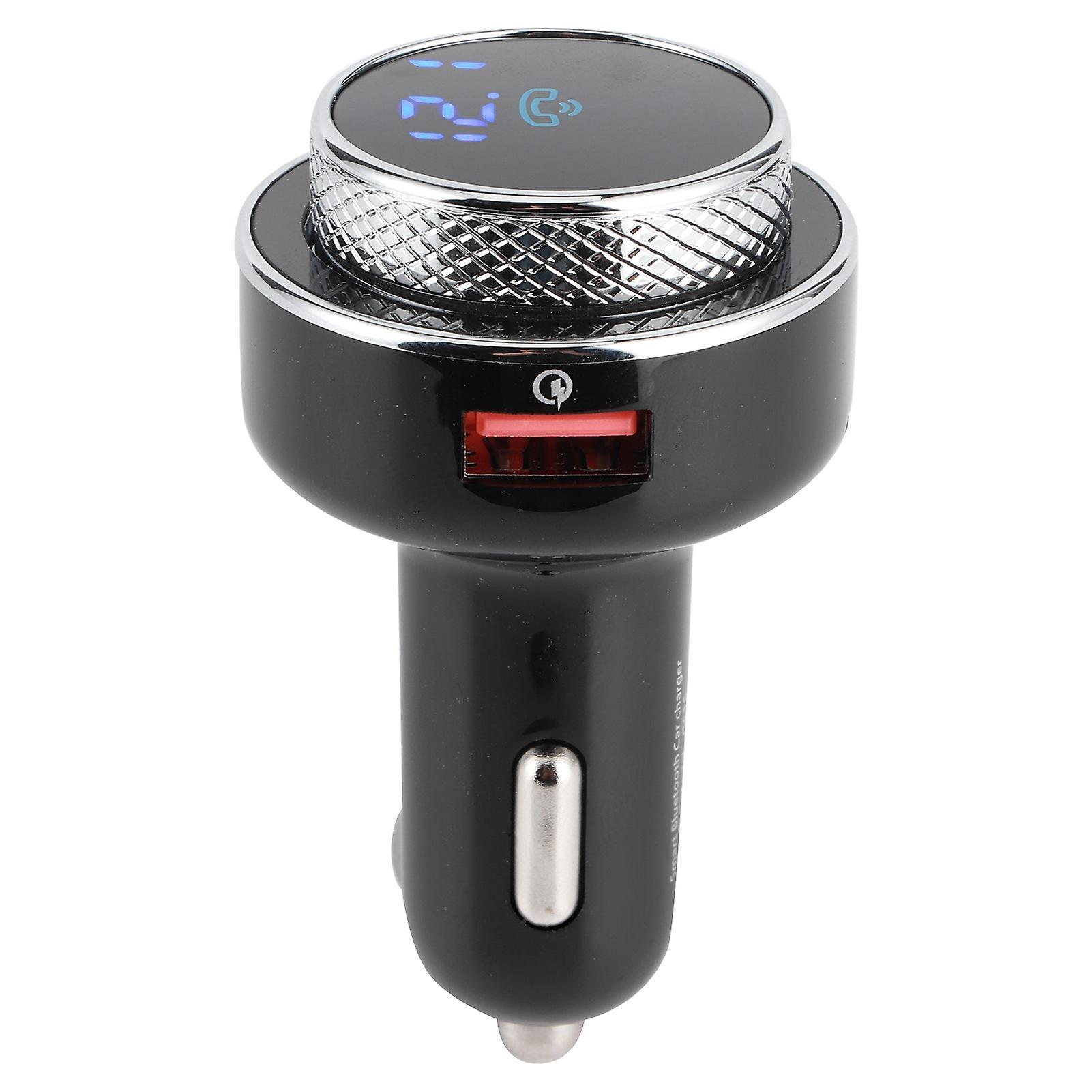 Bluetooth Car MP3 Player, Portable FM Transmitter, QC3.0 Fast Charger