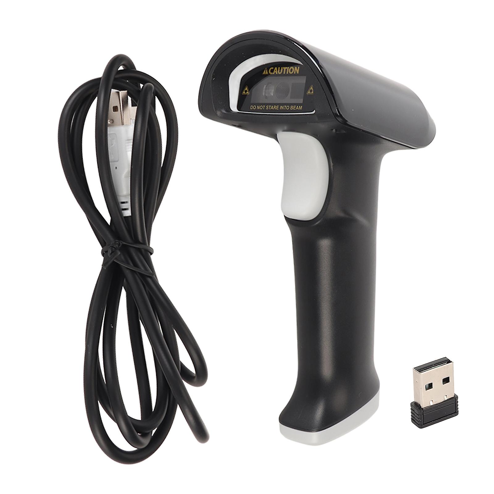 Wireless Handheld Barcode Scanner 2.4G BT 3 Modes Vibration Feedback