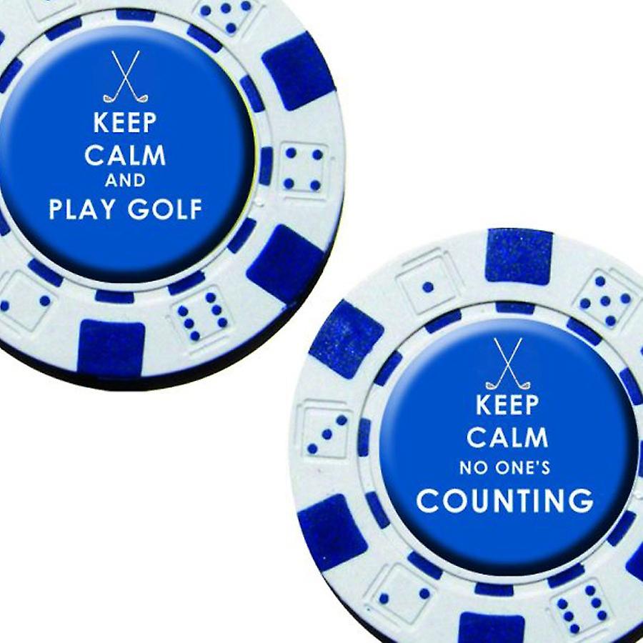 Keep Calm - Poker Chip Ball Markers - 2Pk 