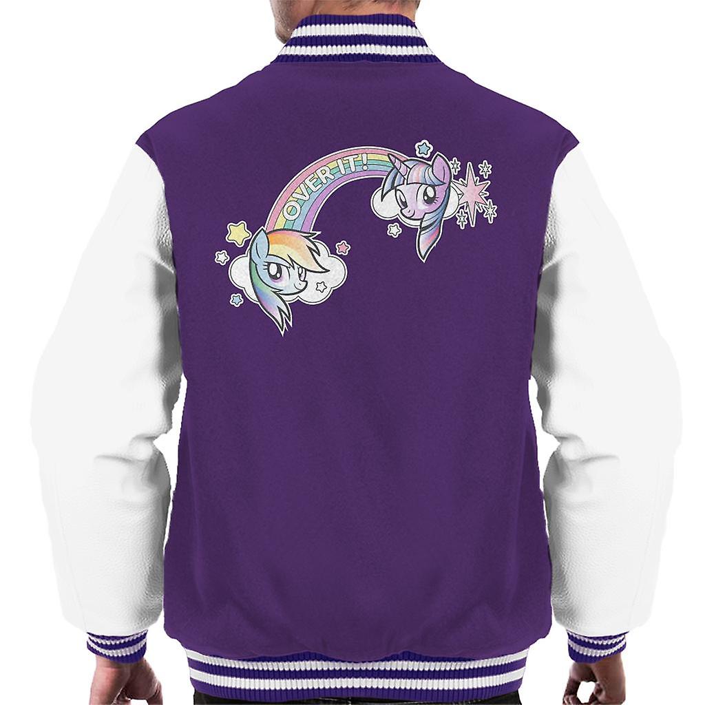 My Little Pony Rainbow Over It Men's Varsity Jacket