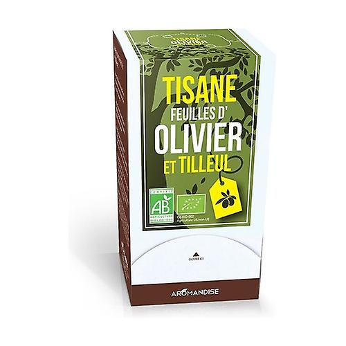 Herbal tea Olive leaf and linden 20 infusion bags of 1g