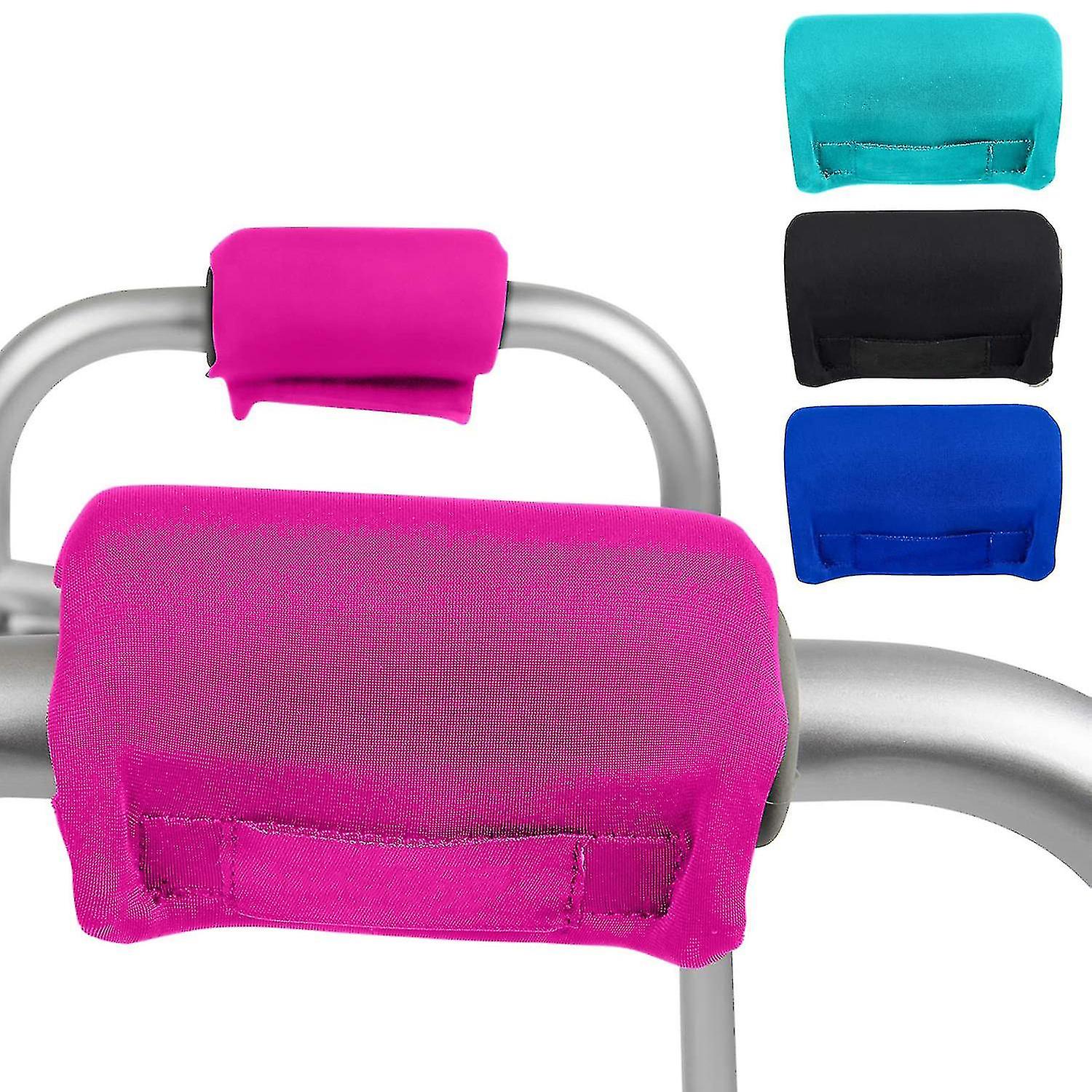 Housses de poignée rembourrées Walker, coussin de main d’aide à la mobilité, coussins de poignée de déambulateur