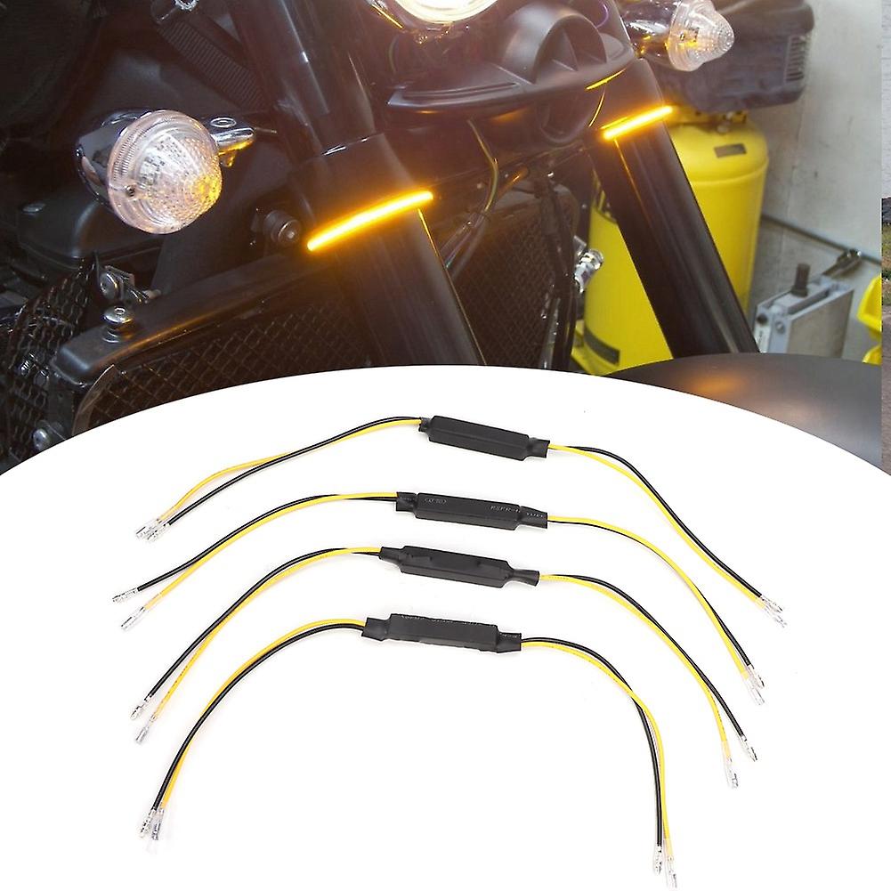4PCS 12V-24V 20W Motorcycle LED Turn Signal Indicator Load Resistor Decoder