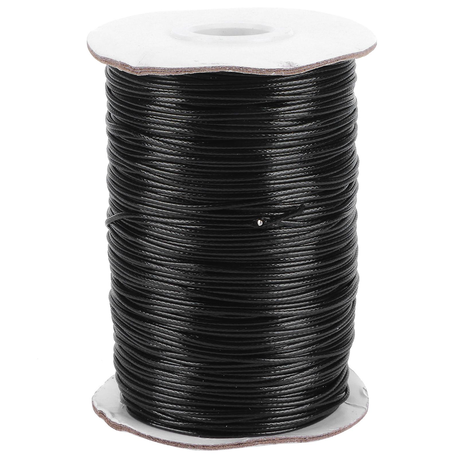 1mmx160m Wax Rope Environmentally Friendly DIY HandWoven Waterproof Waxed Wire Cord Thread